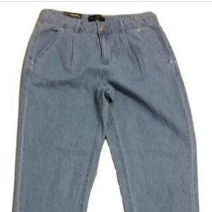 Who What Wear Jeans Women's Size 8 Light Blue Cotton Tapered Natural Waist